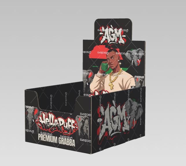 AGM HellaPuff Premium Grabba Display Box