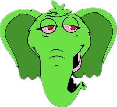 AGM HellaPuff Elephant Mascot